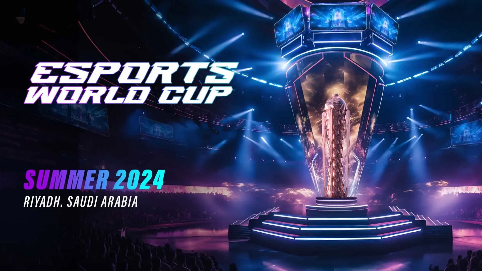Esports World Cup 2024 stage in Riyadh