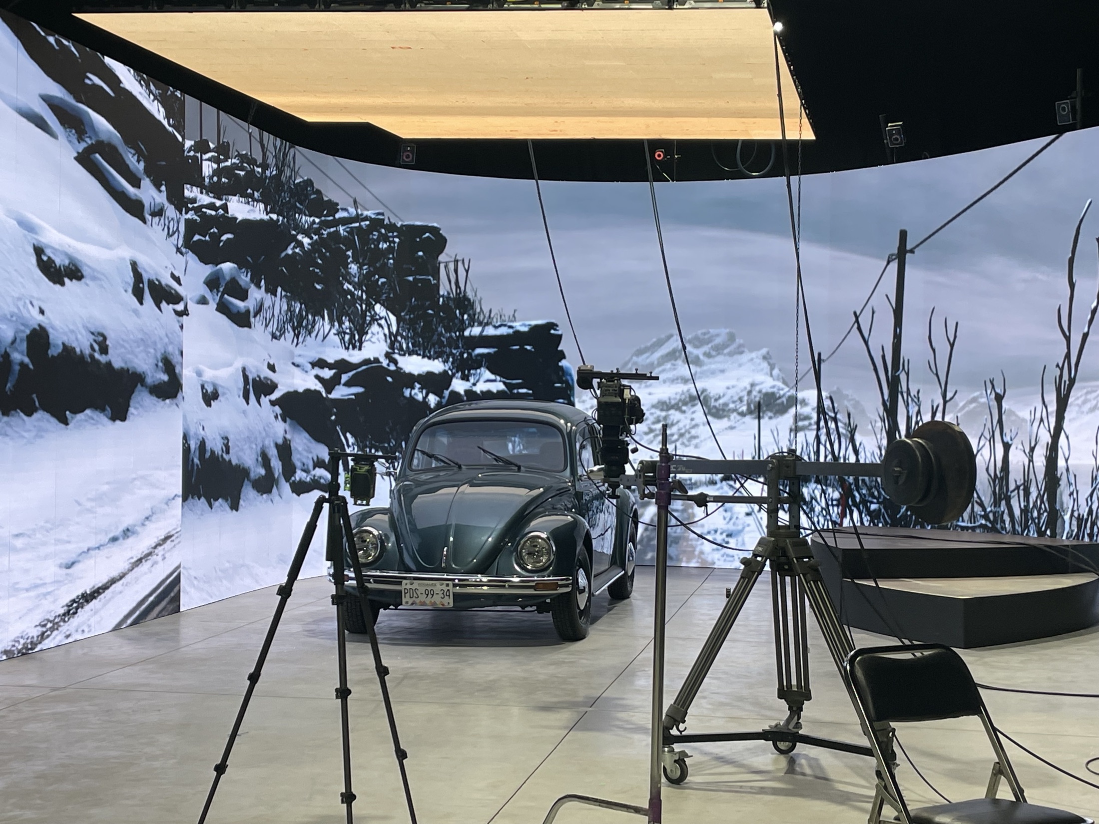 Malak virtual production studio setup