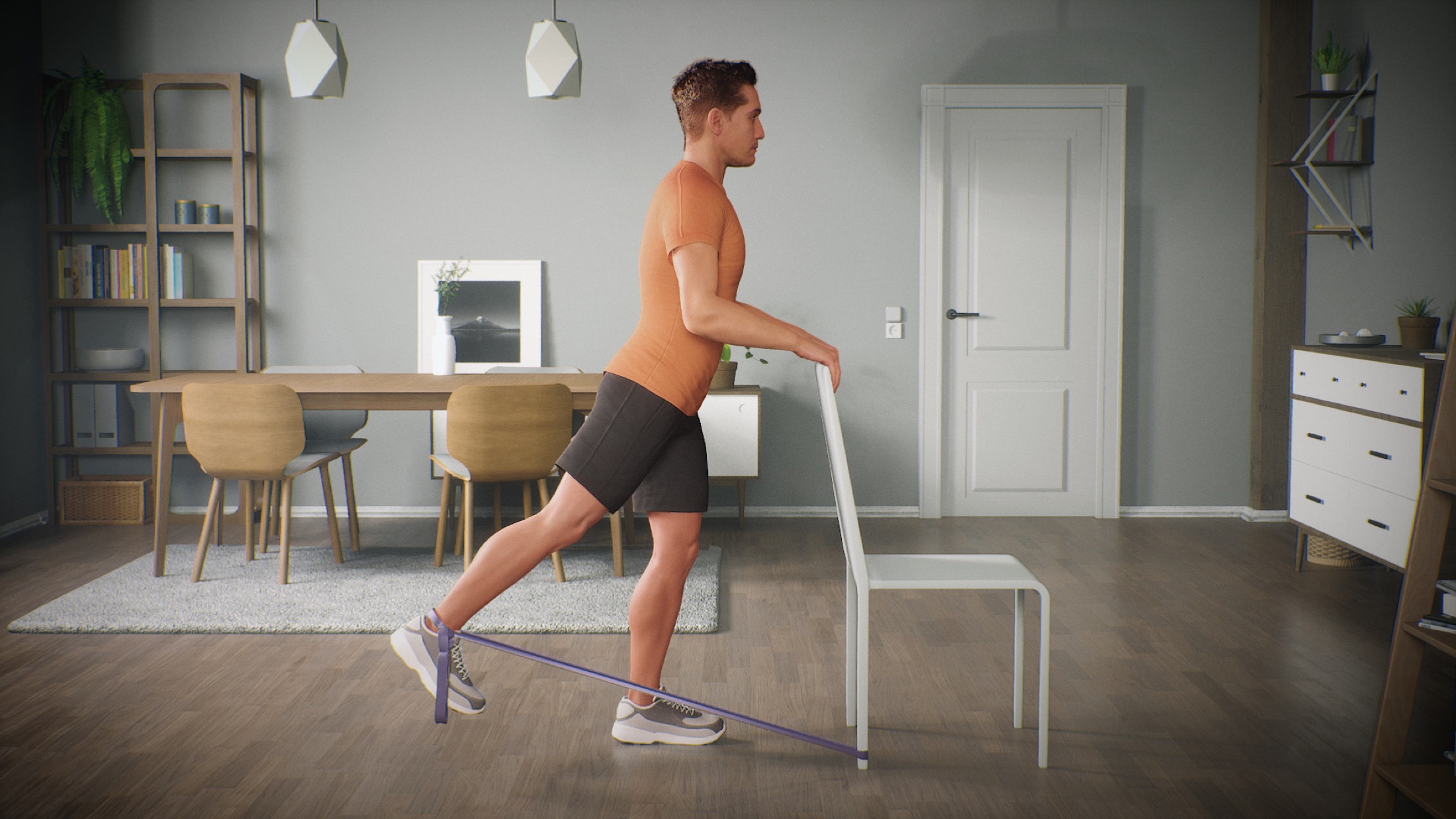 Realtime therapy exercise visual
