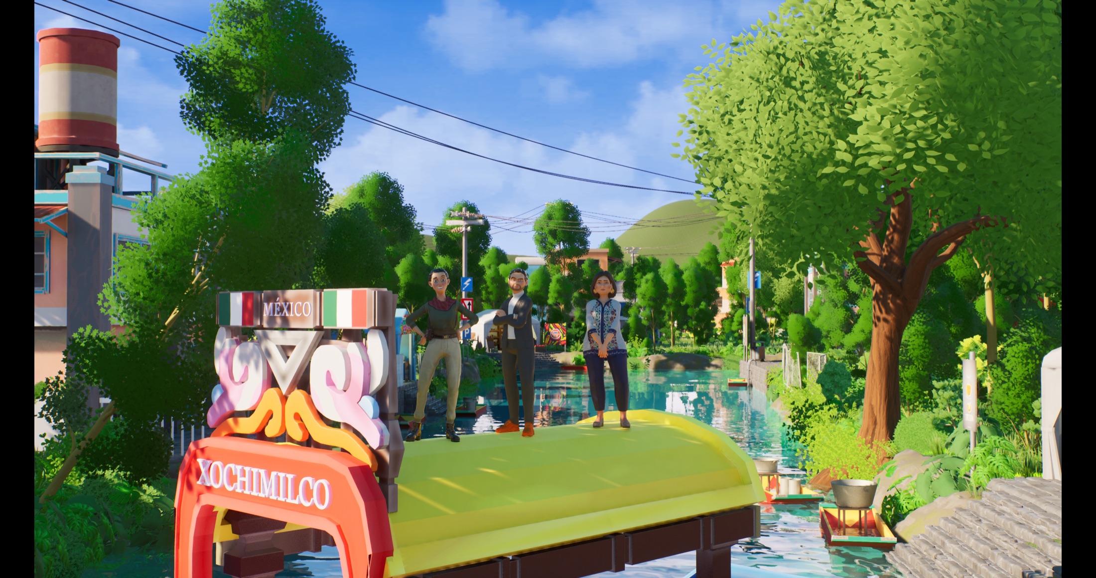 Xochimilco realtime environment