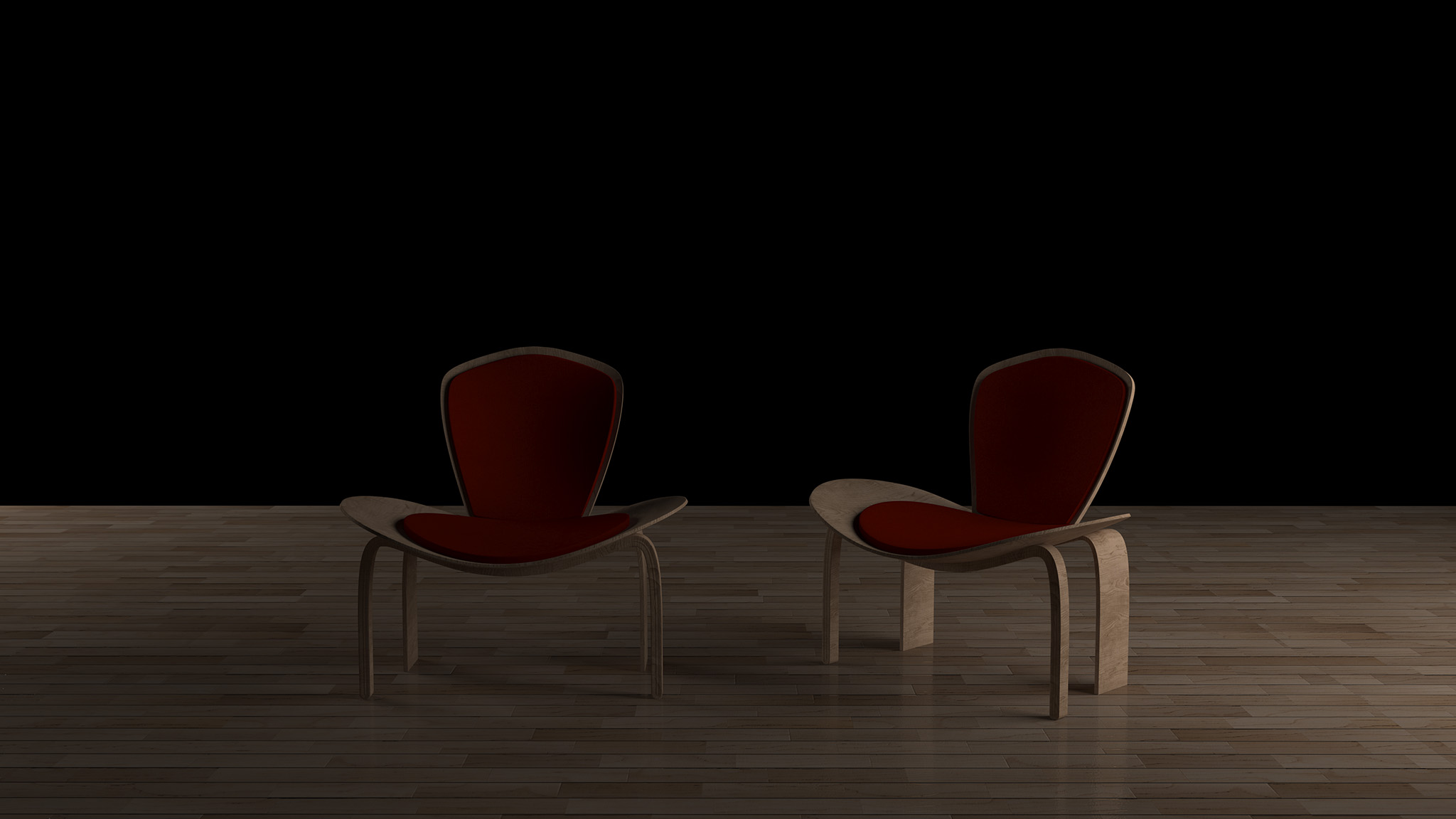 Wood chair furniture study